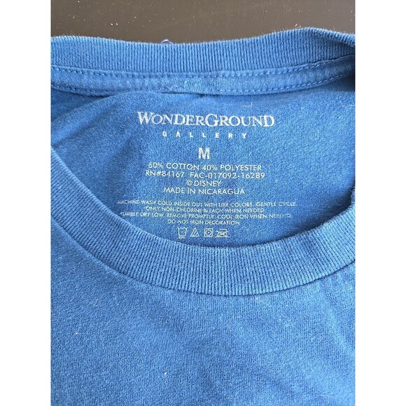 Disney Haunted Mansion Hatbox Ghost Tee Shirt Glow in the Dark Adult Medium - Picture 3 of 7